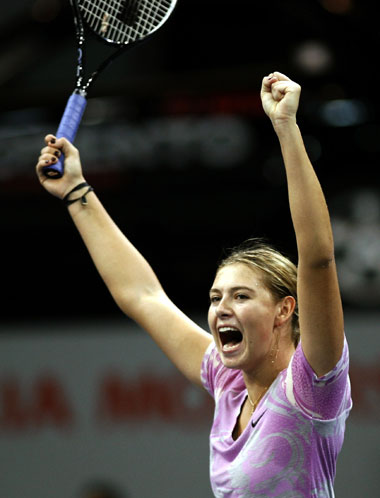 Sharapova wins WTA Zurich Open tennis tournament