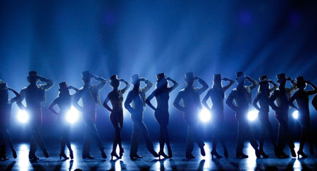 The cast of A Chorus Line performs the opening production number at the 61st Annual Tony Awards in New York June 10, 2007. 