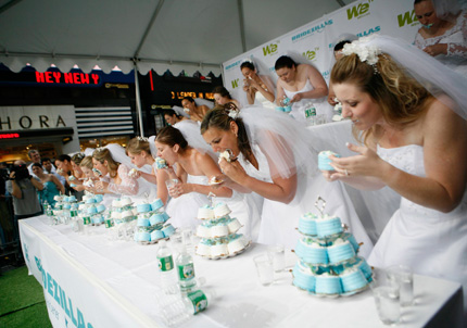 Bridezilla-Ultimate Cake Eating Contest