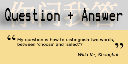 Choose / Select 英語里關(guān)于‘選’的單詞