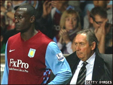 Houllier Praises Heskey for Late Winner阿斯頓•維拉主教練稱贊赫斯基