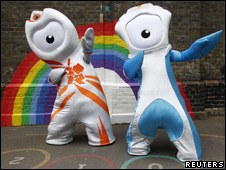 2012 Olympic Mascots 倫敦奧運會吉祥物