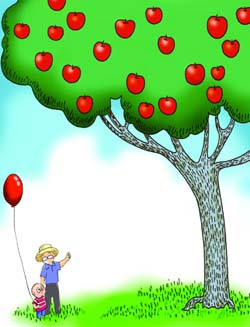 A boy and his apple tree 男孩和蘋果樹(shù)