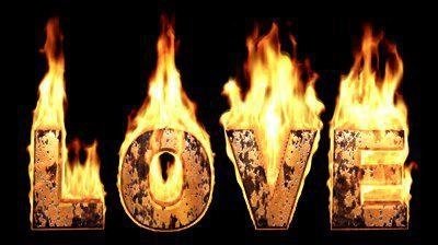 Love is like a friendship caught on fire