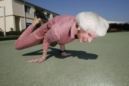 83-year-old granny Yoga master