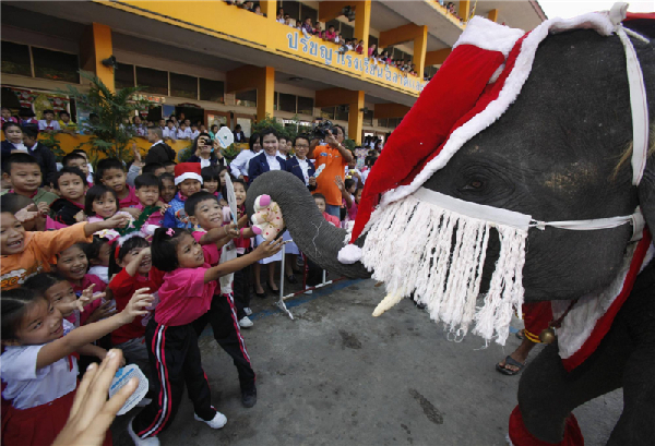 Christmas festivities held around world