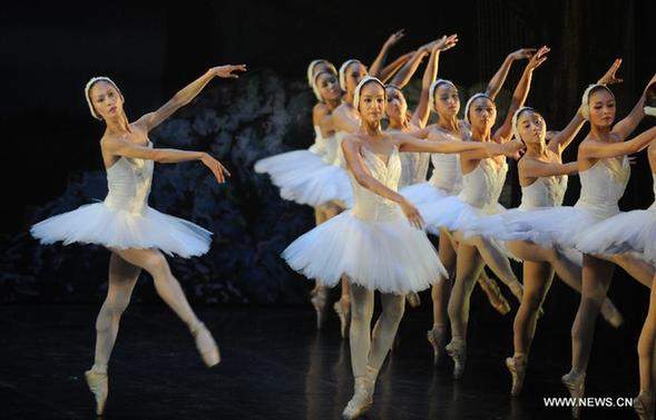 Ballet Swan Lake rehearsed in Taipei