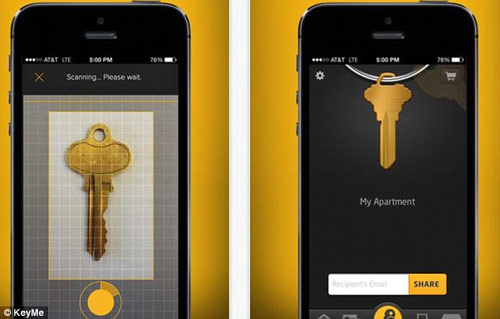 忘帶鑰匙不要慌，Keyme應(yīng)用幫你配