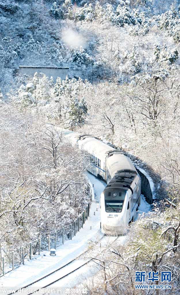 雪后居庸關長城美景（組圖）