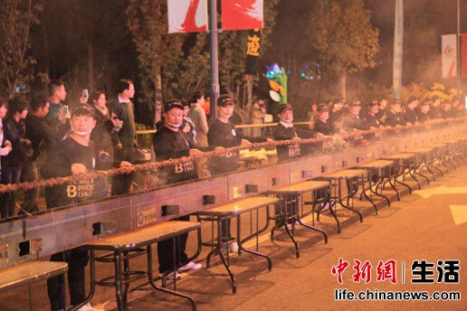 World longest BBQ skewer