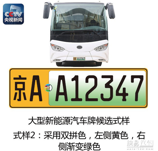 新能源汽車將啟用專用號牌