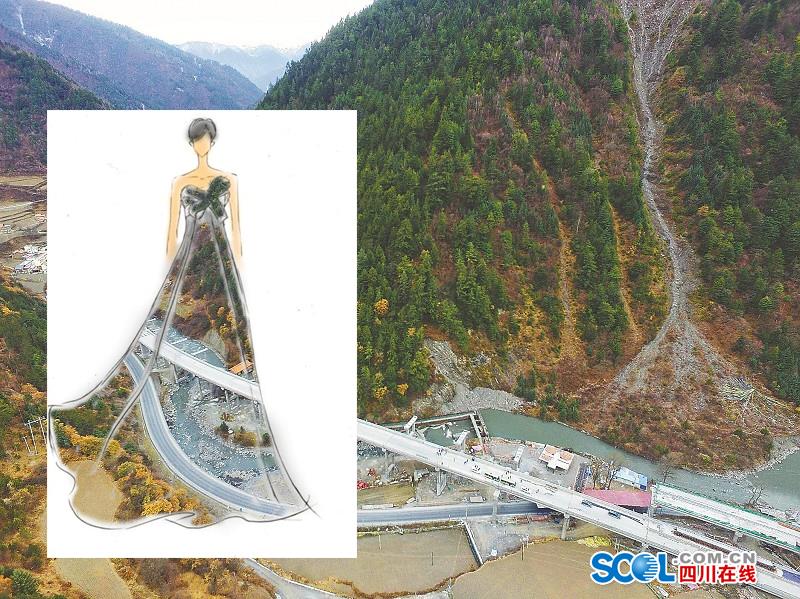 把高速公路做成衣服穿上身 美不美？（組圖）