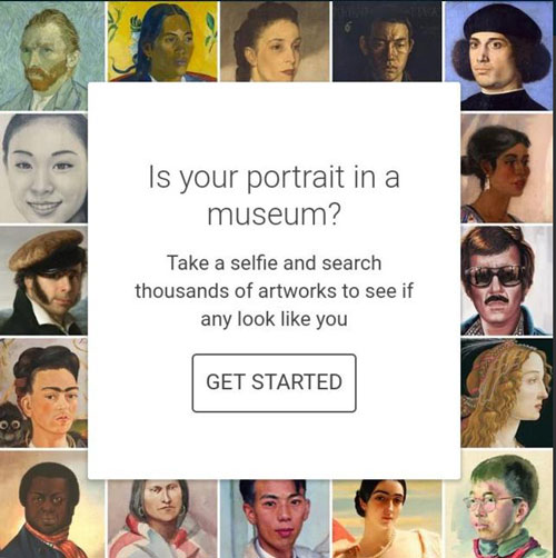 谷歌應(yīng)用“名畫匹配”功能：測測你和哪幅名畫撞臉了