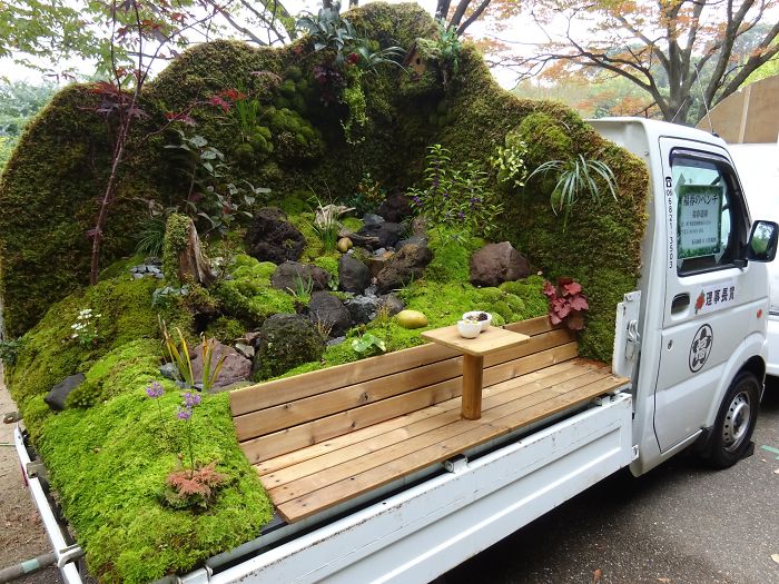 輪子上的風景：卡車上的“后花園” 哪一個最美？（組圖）