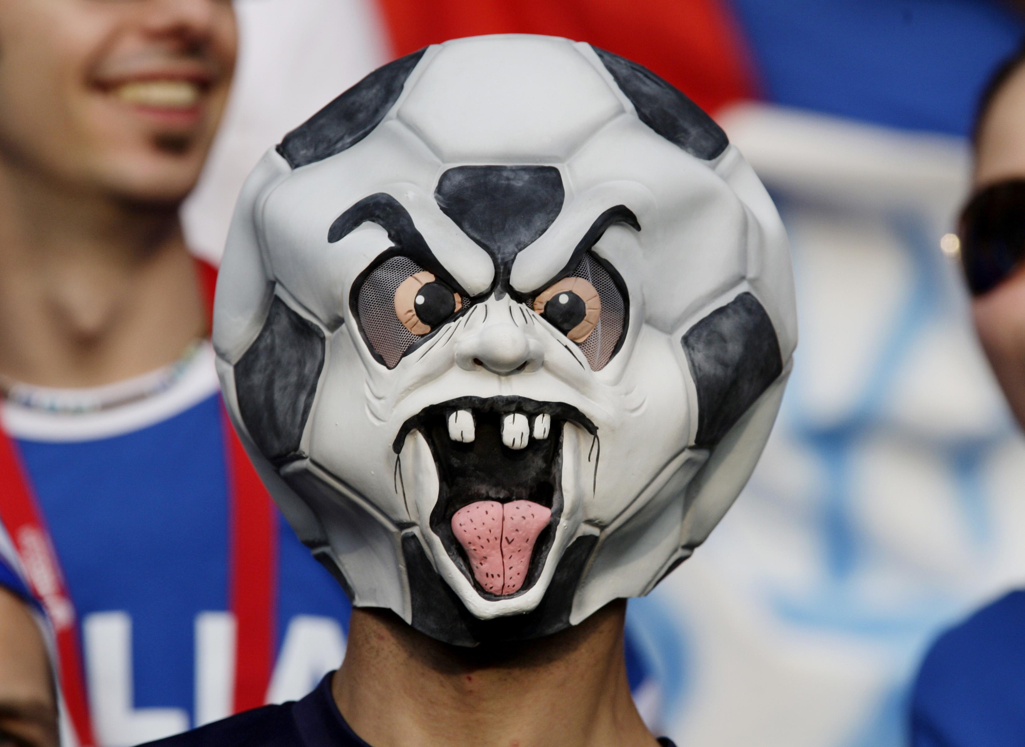 Fans at Euro 2008 soccer match