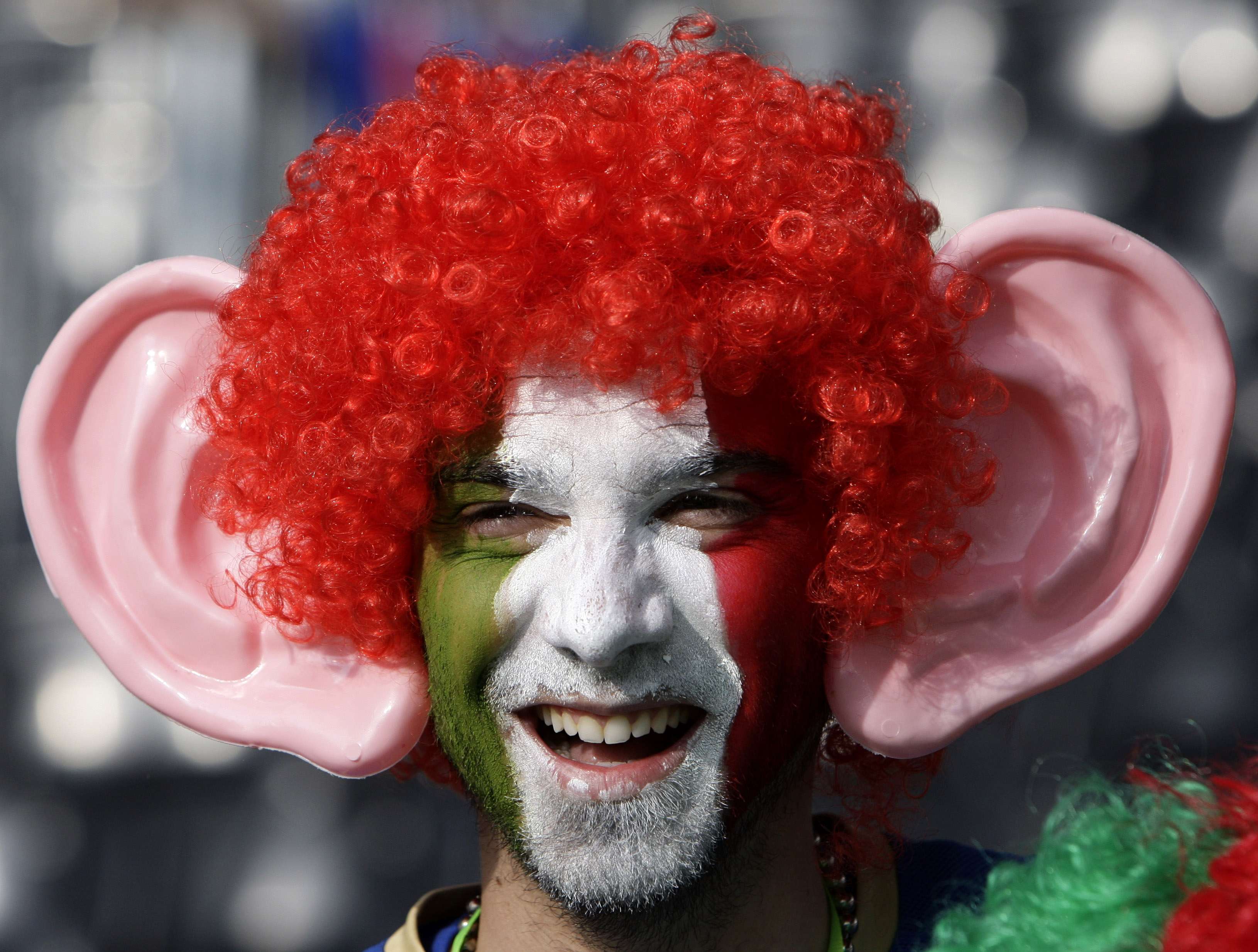 Fans at Euro 2008 soccer match