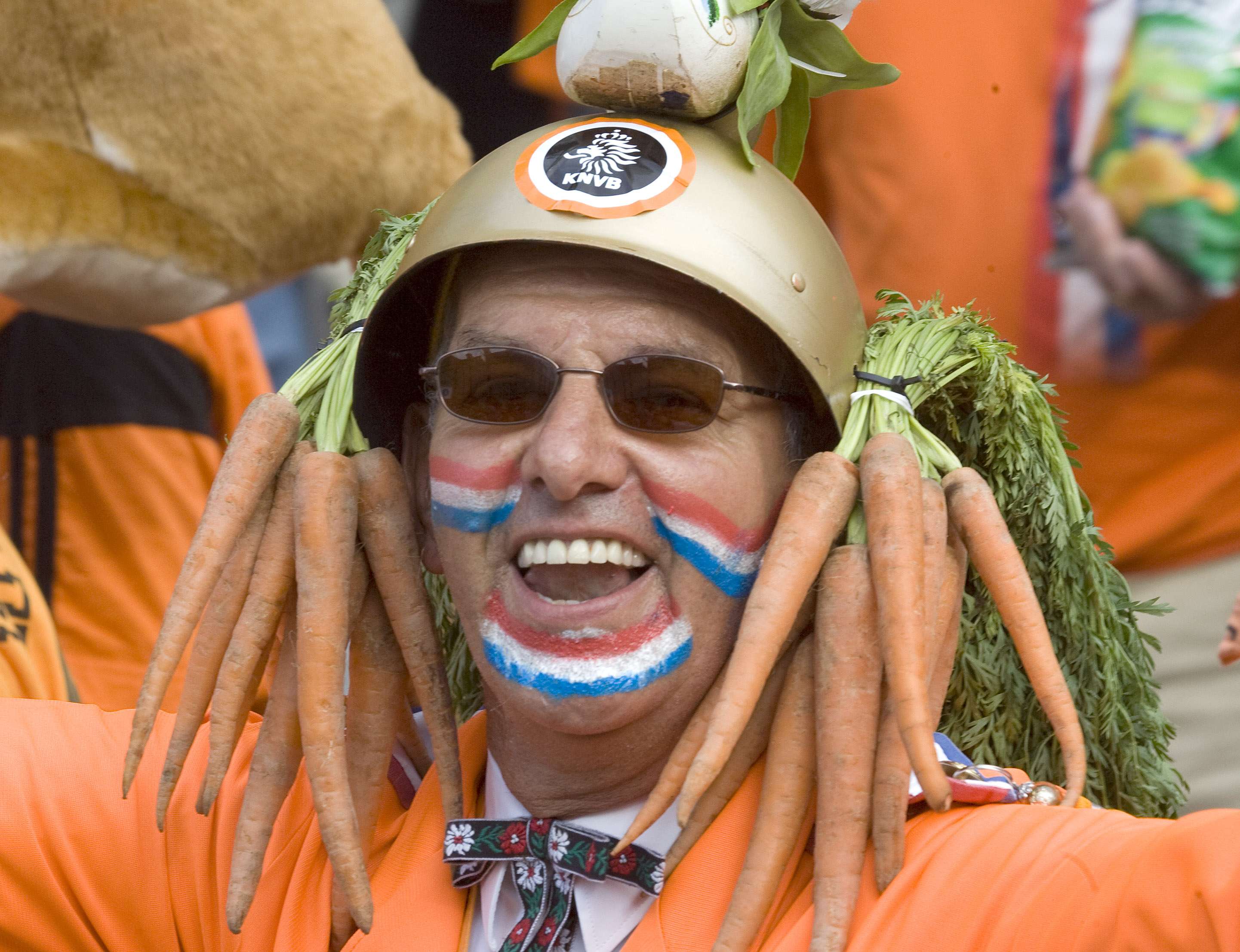 Fans at Euro 2008 soccer match