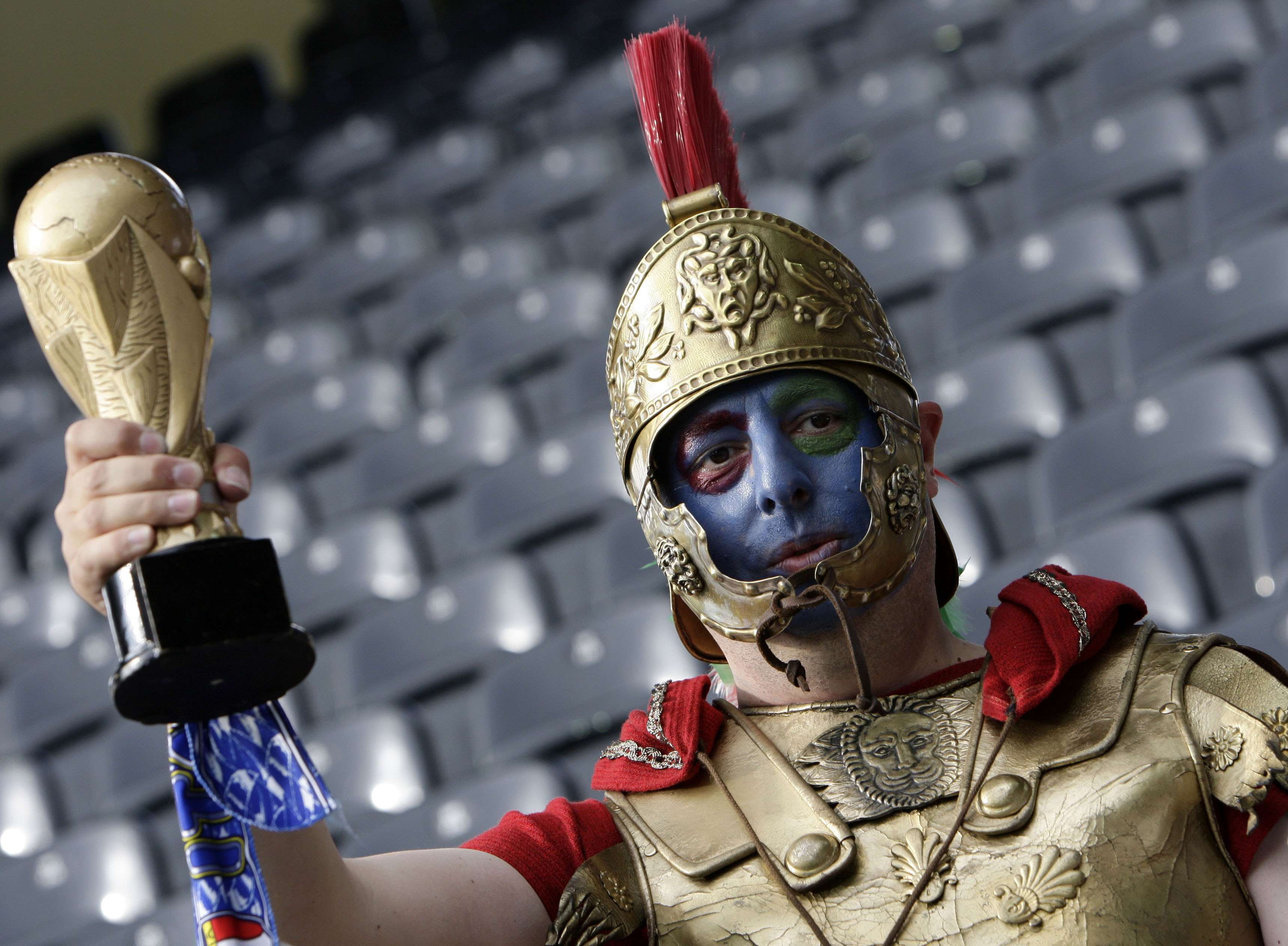 Fans at Euro 2008 soccer match