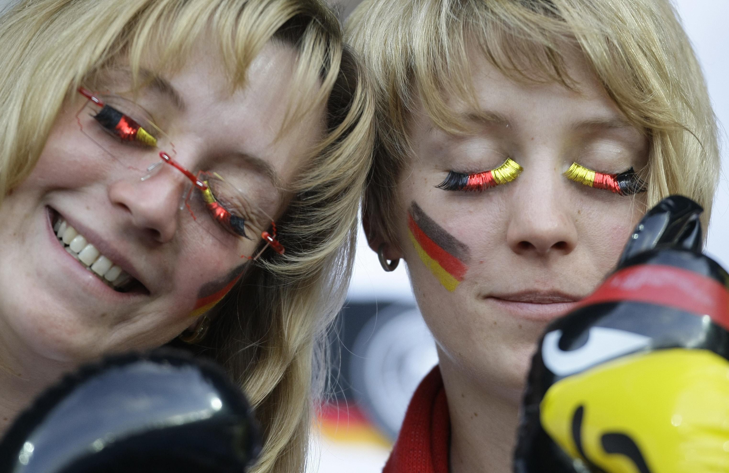 Fans at Euro 2008 soccer match