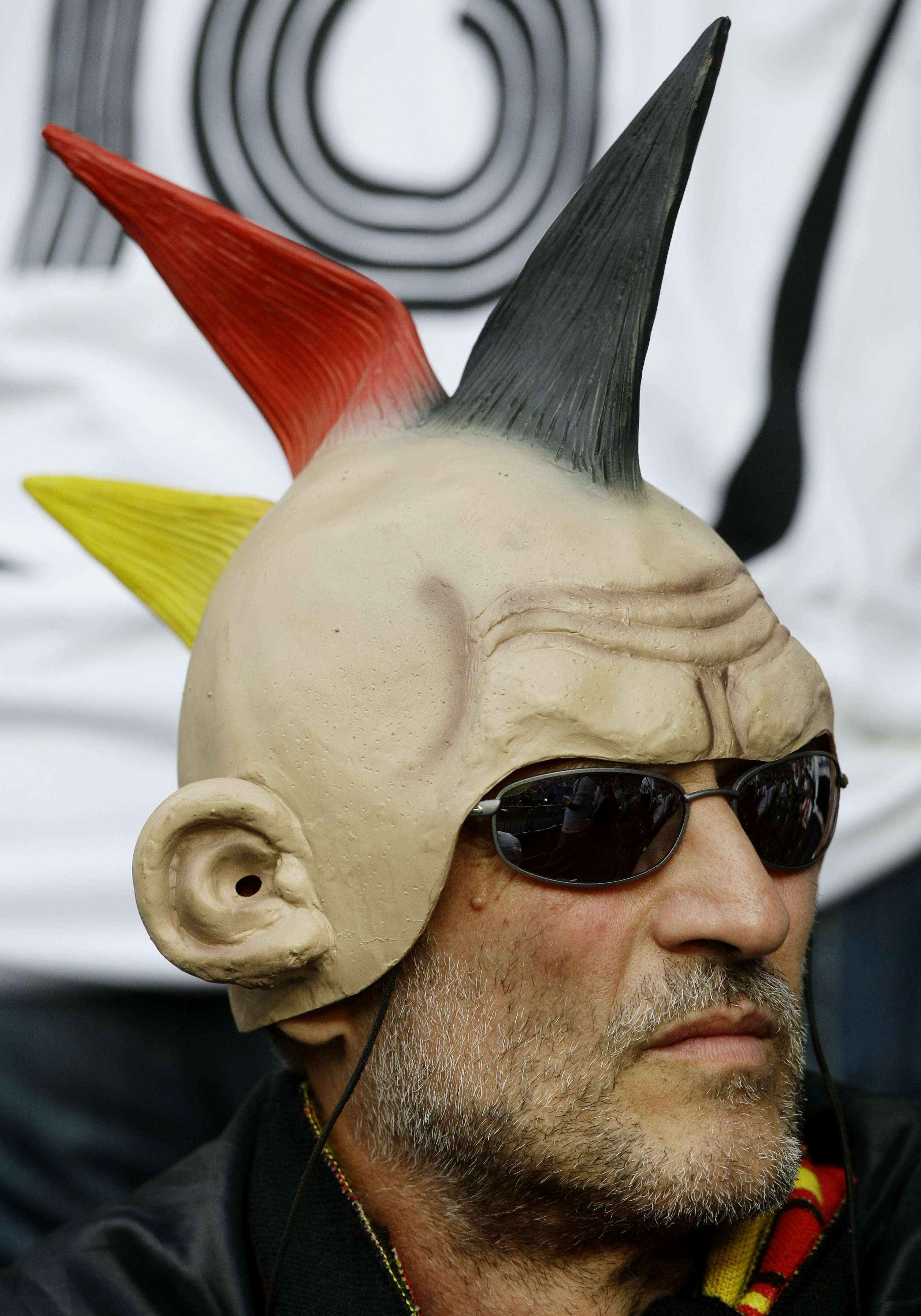 Fans at Euro 2008 soccer match