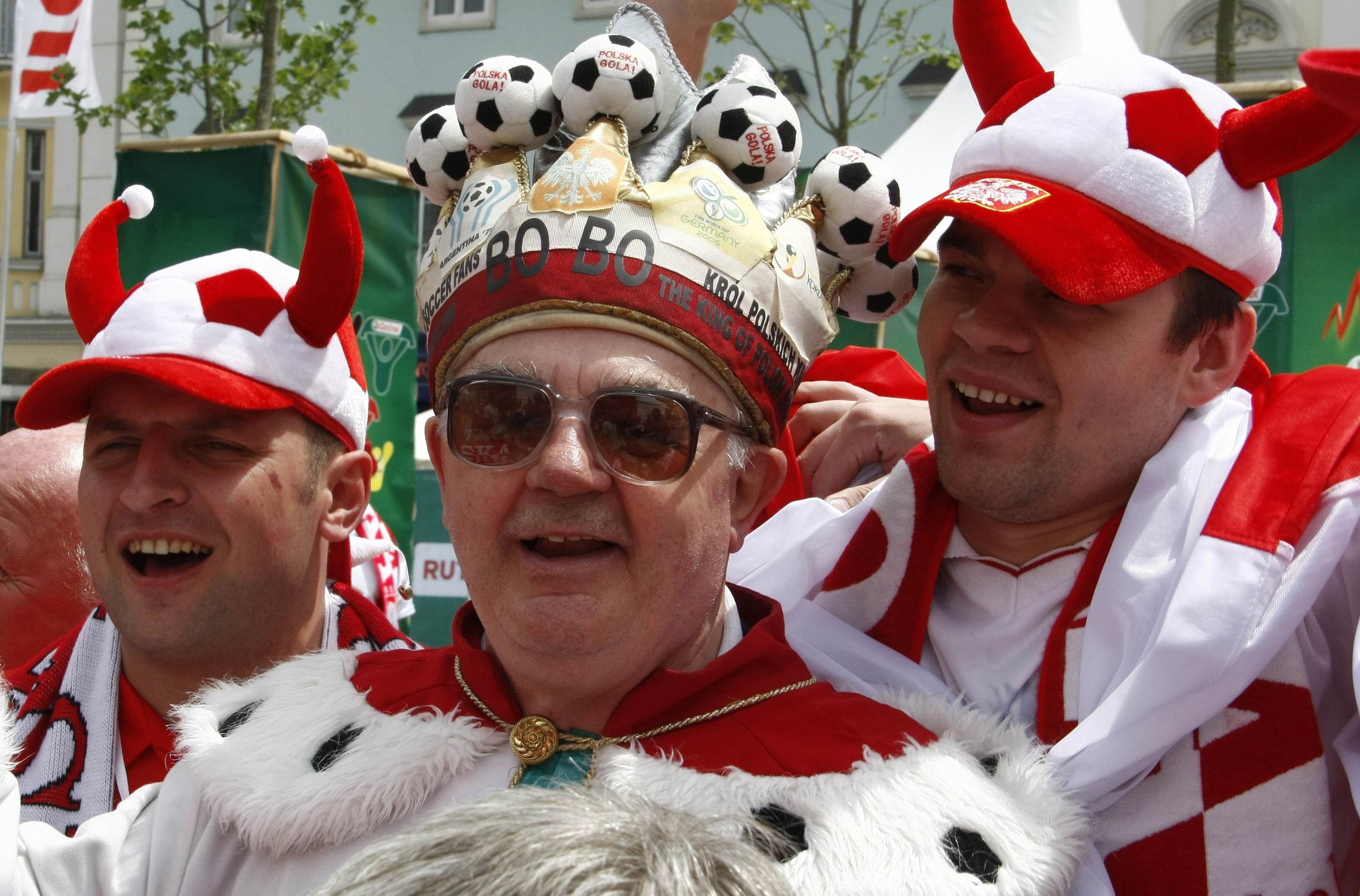 Fans at Euro 2008 soccer match