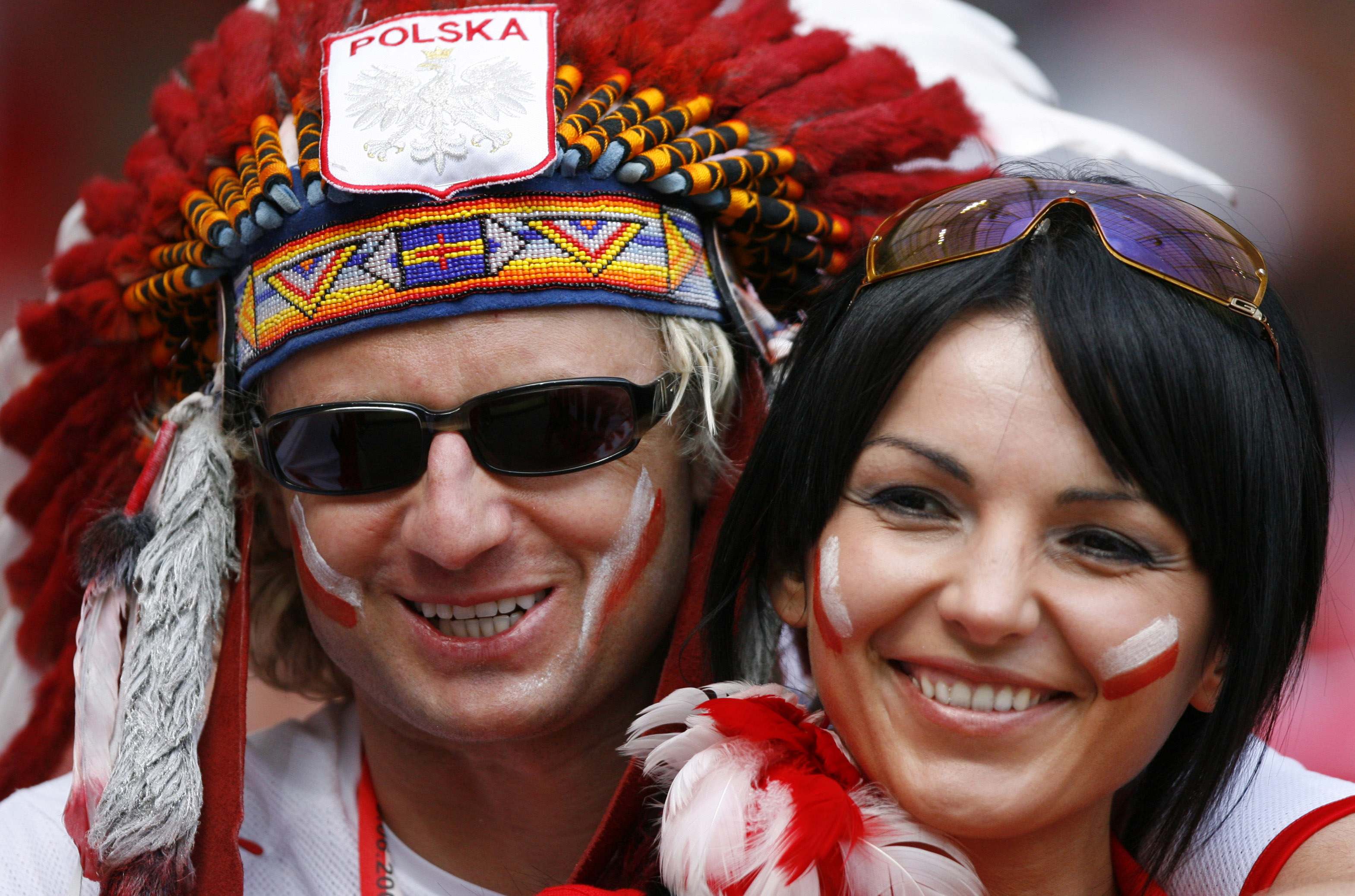 Fans at Euro 2008 soccer match