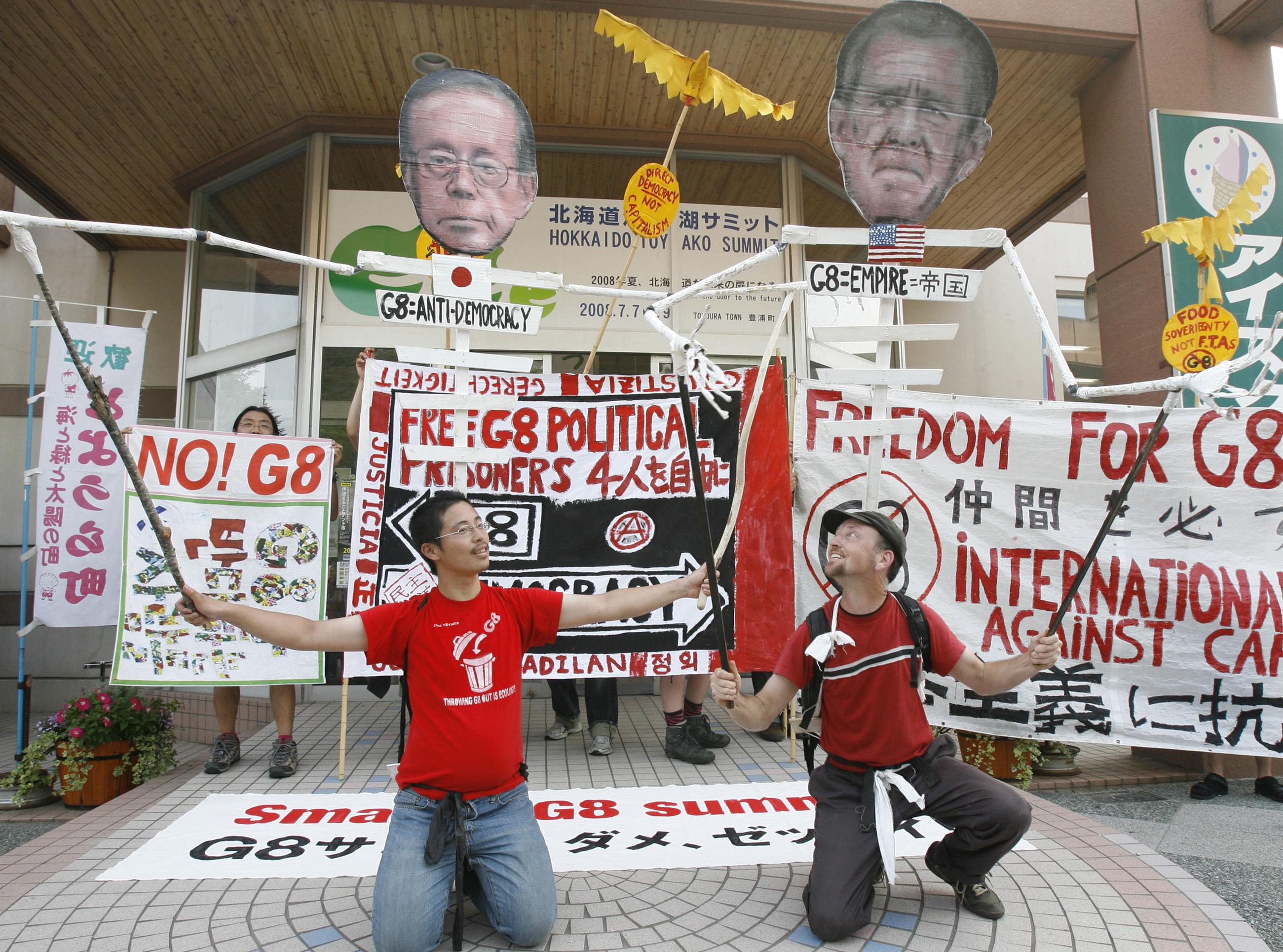 Anti-G8 summit protest