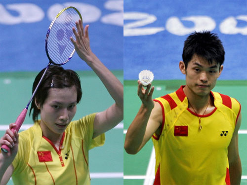 Badminton lovebirds advance