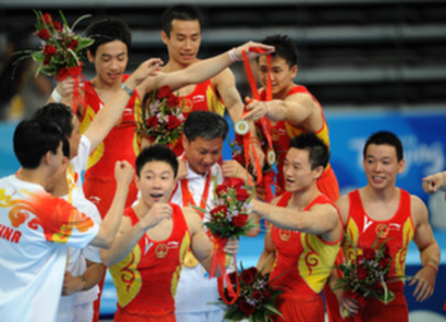 China wins Games 1st gymnastics gold