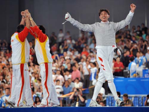 Zhong gives China first fencing gold after 24 years