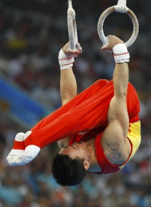 Yang Wei claims men's individual all-around crown