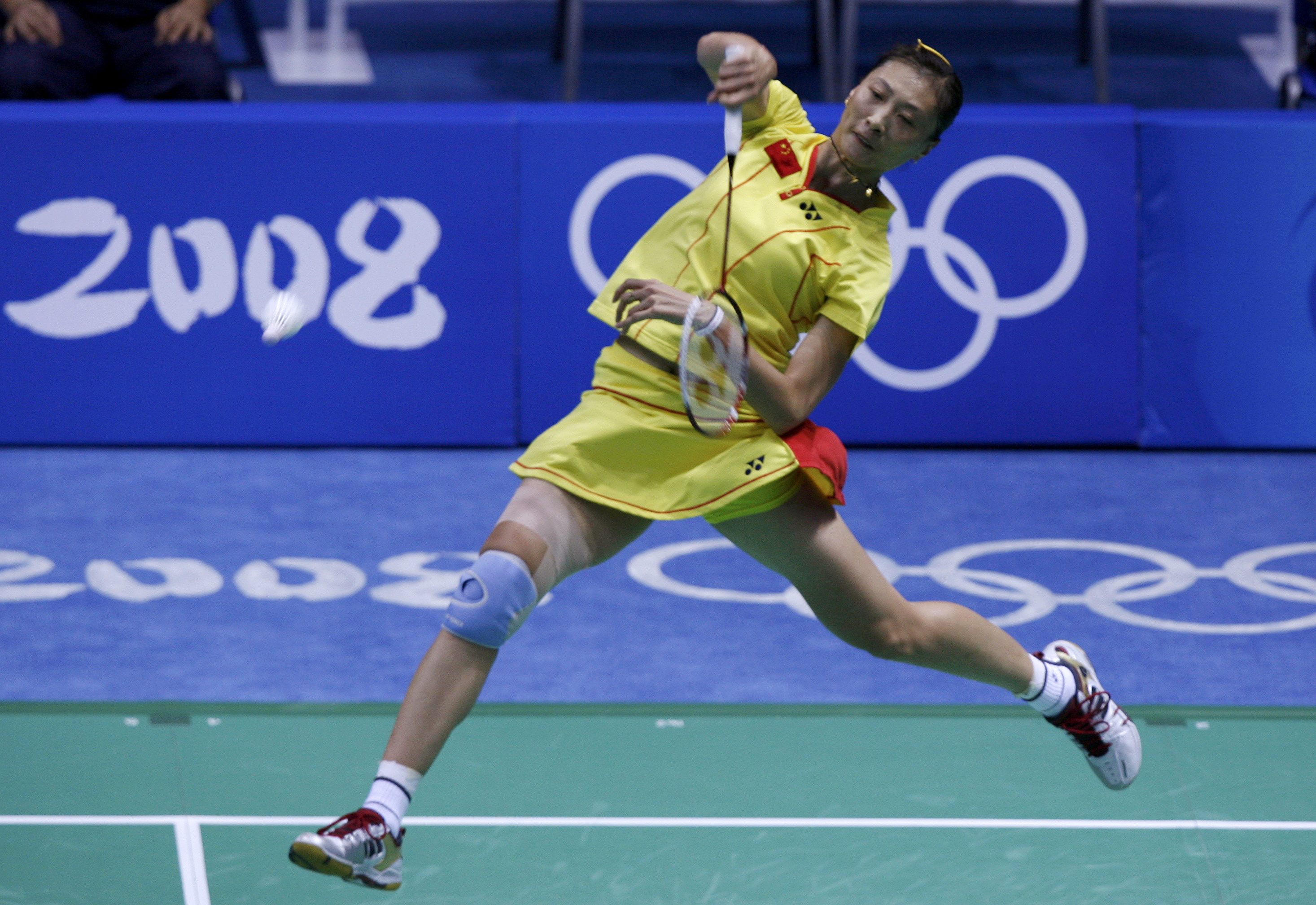 Zhang Ning won gold in the badminton women's singles