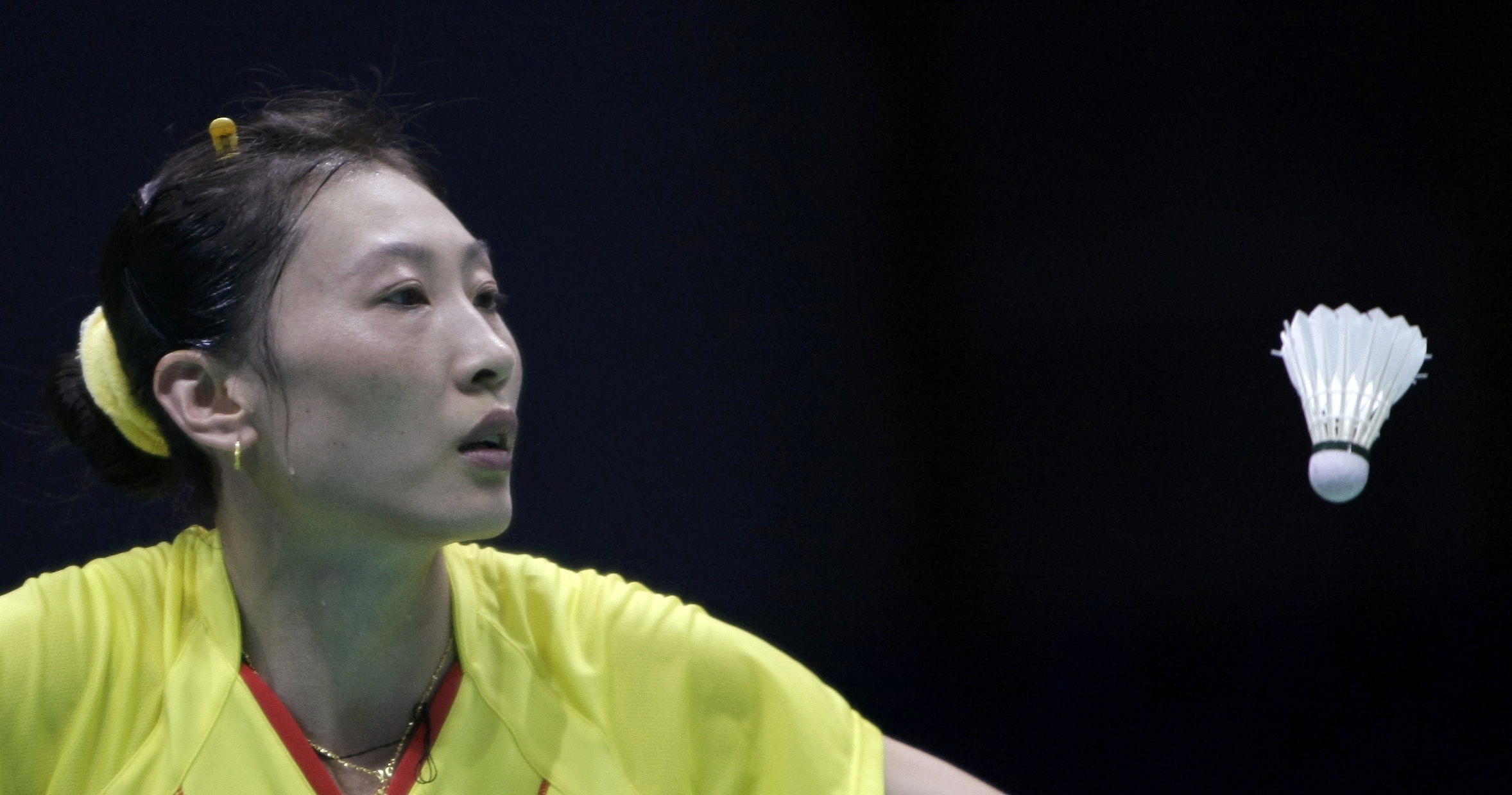 Zhang Ning won gold in the badminton women's singles