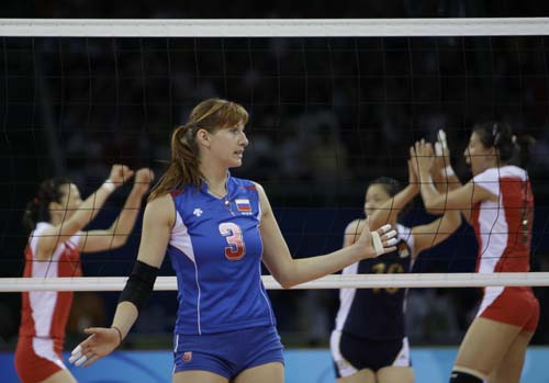 Defending China ousts Russia to book women's volleyball semis berth