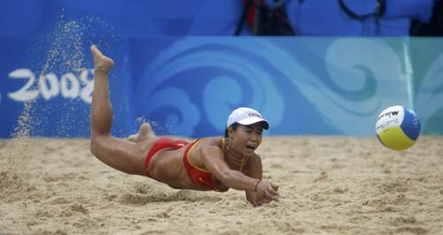 US wins beach volleyball, China silver and bronze