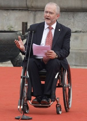 Paralympic torch lit at Temple of Heaven