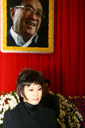 Mourning ceremony of famous Chinese film director Xie Jin