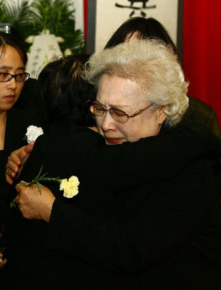 Mourning ceremony of famous Chinese film director Xie Jin