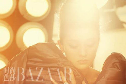 Zhou Xun covers Bazaar December Issue