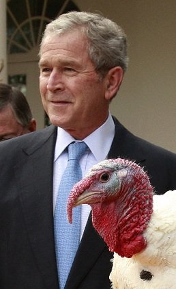 Bush pardons National Thanksgiving Turkey