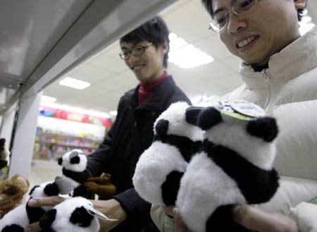 Mainland panda pair ready to leave for Taiwan