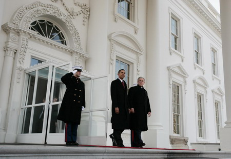 Obama sworn in as America's first black president