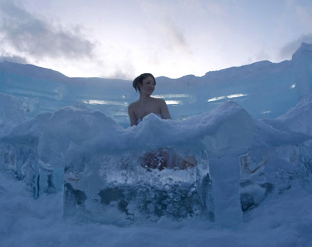 Alpha Resort-Tomamu's ice village in Japan