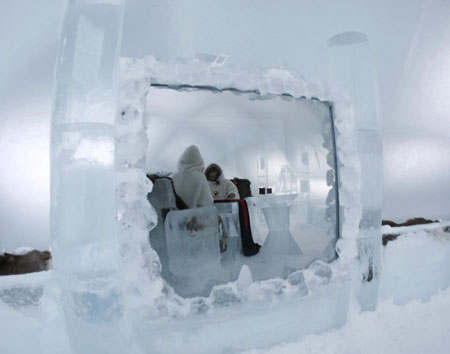 Alpha Resort-Tomamu's ice village in Japan