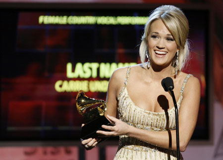 Celebs at the 51st annual Grammy Awards in Los Angeles