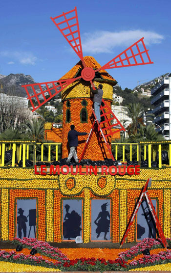 Lemon festival in France