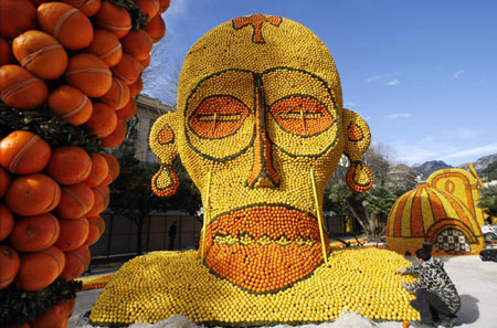 Lemon festival in France