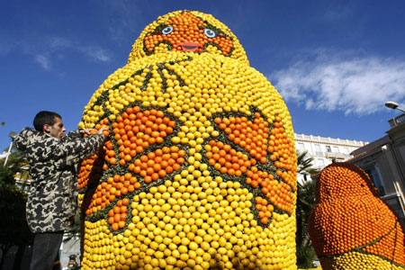 Lemon festival in France