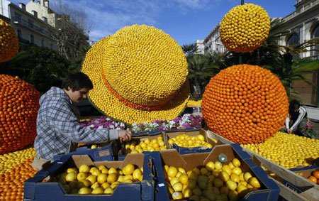 Lemon festival in France