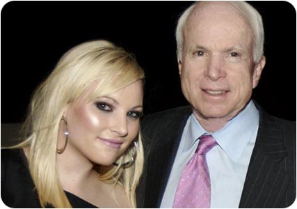 Meghan McCain's dating woes <BR>競(jìng)選總統(tǒng)影響女兒愛(ài)情?